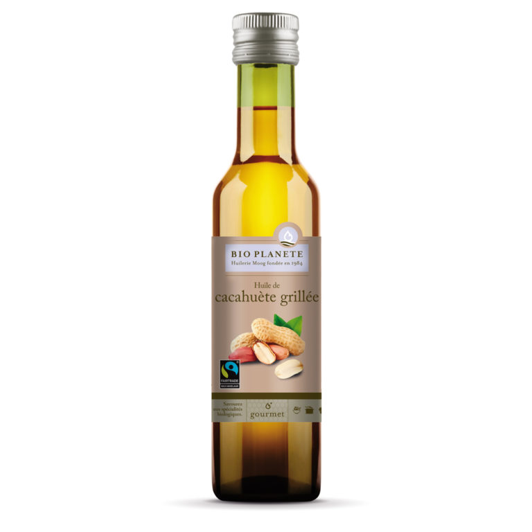Huile de cacahuète grillée