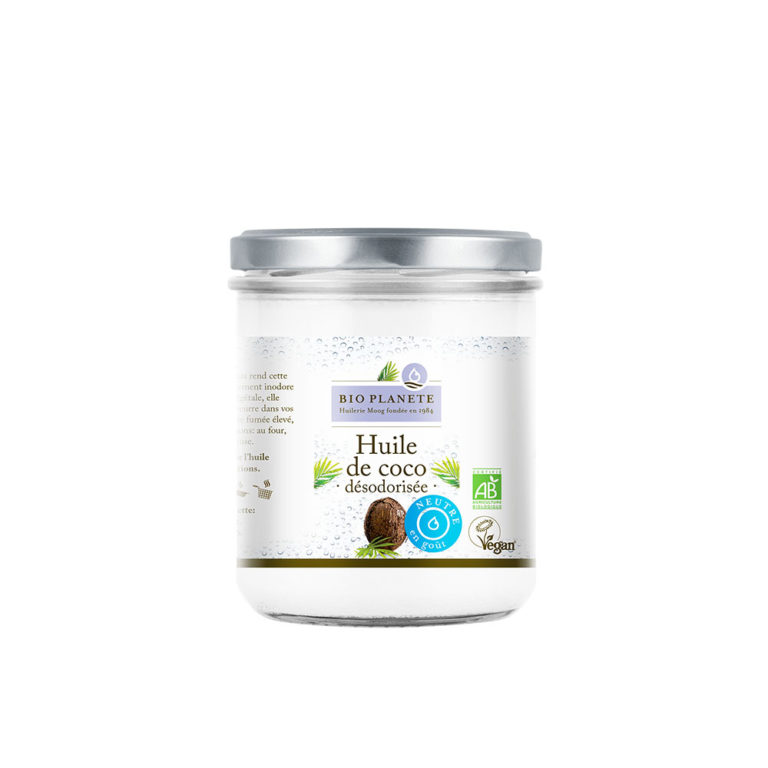 Huile de coco désodorisée