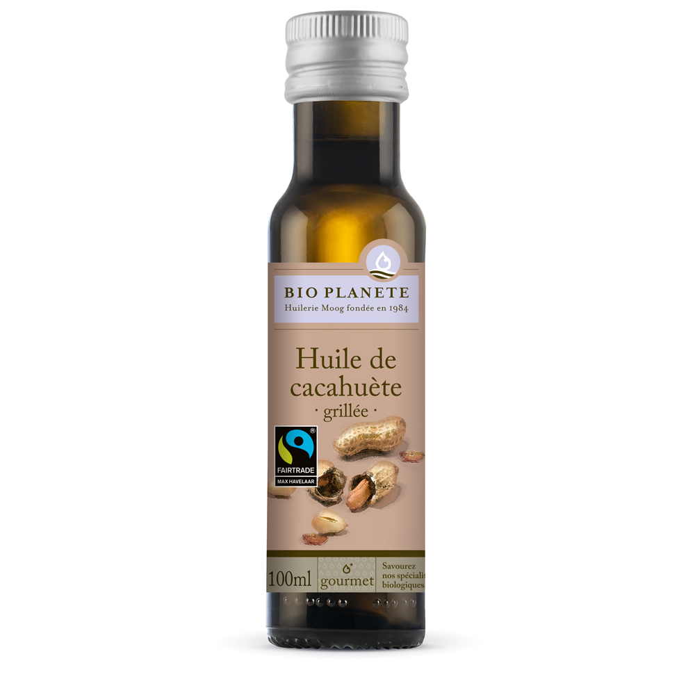 Huile de cacahuète grillée BIO PLANÈTE