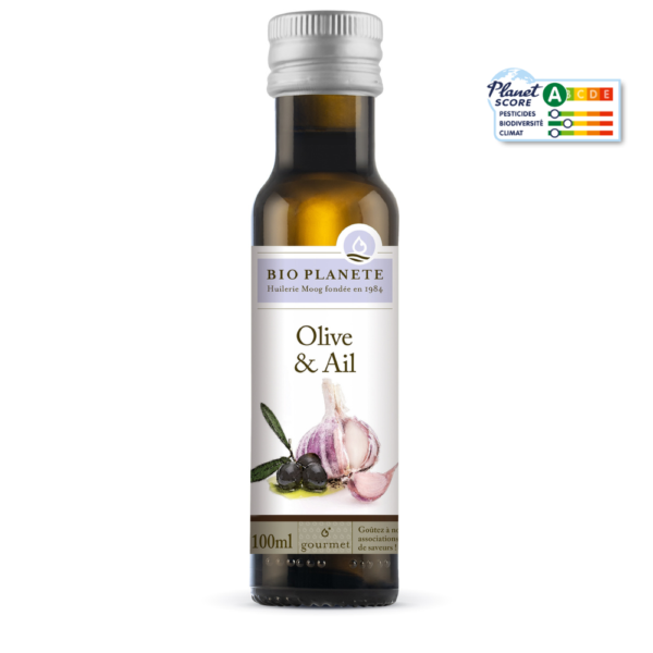 Huile olive ail bioplanete 100ml