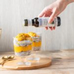 Pudding chia mangue à l'huile de nigelle