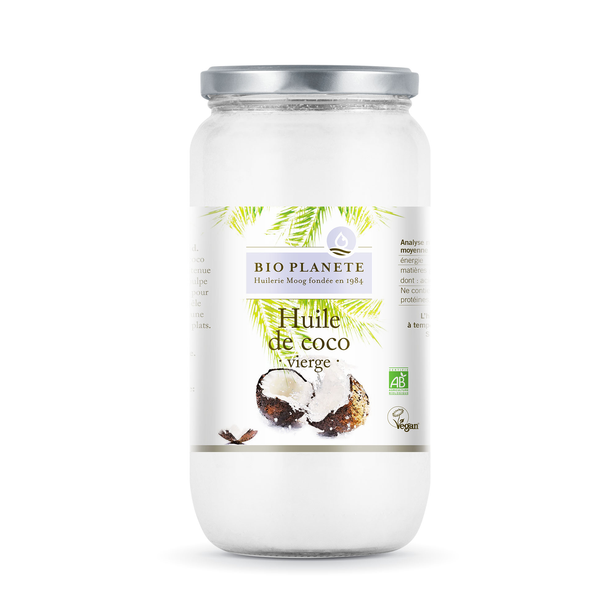 Huile vierge de coco bio - La vie claire